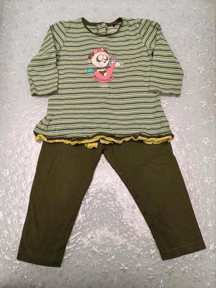 Meisjespyjama Woody - Panda, Kinderen en Baby's, Babykleding | Maat 80, Zo goed als nieuw, Meisje, Nacht- of Onderkleding, Ophalen of Verzenden