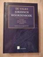 De Valks Juridisch woordenboek., Comme neuf, Eric Dirix - Bernard Tilleman, Enlèvement ou Envoi, Enseignement supérieur