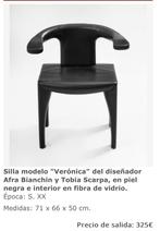 diseñador Afra Bianchin y Tobia Scarpa,  ., Huis en Inrichting, Ophalen, Blauw, Leer, Eén