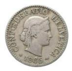 Switzerland, 10 Rappen, 1885, Ophalen of Verzenden, Losse munt, Overige landen