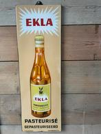 Prachtige Emaille Ekla 1950, Verzamelen, Ophalen, Gebruikt, Reclamebord