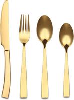 Bestekset goud 24-delig, Huis en Inrichting, Keuken | Bestek, Verzenden, Niet ingevuld, Niet ingevuld, Niet ingevuld