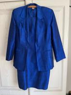 ensemle in Thaise zijde ( M38), Kleding | Dames, Jassen | Winter, Ophalen of Verzenden, Zo goed als nieuw, Maat 38/40 (M), Blauw