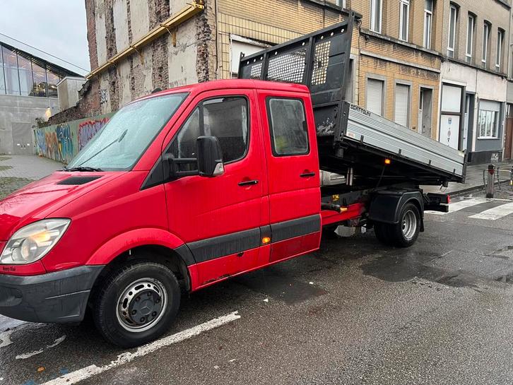 Benne Basculante Mercedes Sprinter 518 CDI 3.0 V6.Permi B, Autos, Camionnettes & Utilitaires, Particulier, ABS, Airbags, Mercedes-Benz