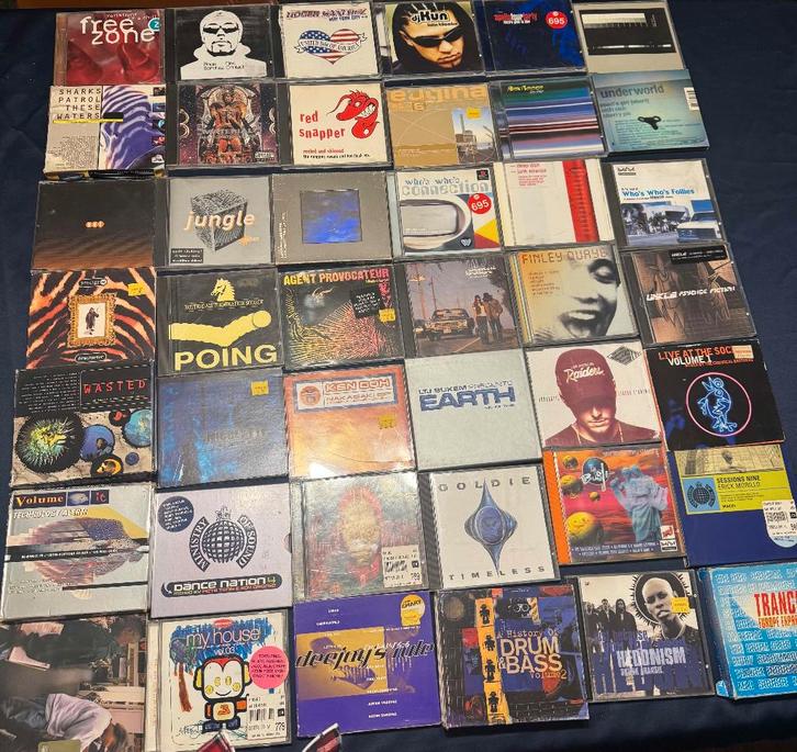 CD collection particulière / Lot 9 / 42 CD Electro & lounge, CD & DVD, CD | Dance & House, Utilisé, Musique d'ambiance ou Lounge