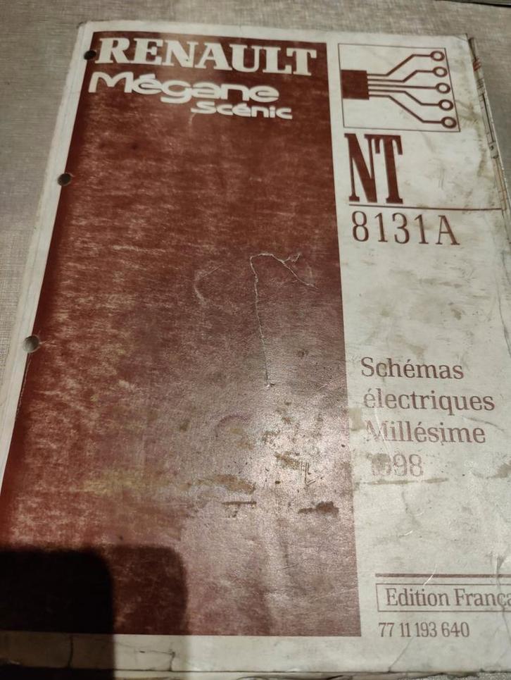 RENAULT Megane scenic  atelierboeken, Autos : Divers, Modes d'emploi & Notices d'utilisation, Enlèvement ou Envoi