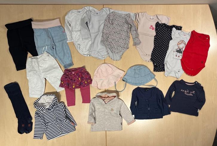 Kledingpakket meisje maat 62 (18 stuks), Kinderen en Baby's, Babykleding | Baby-kledingpakketten, Gebruikt, Maat 62, Ophalen of Verzenden