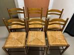 6 chaises en bois, Enlèvement, Utilisé, Brun, Bois