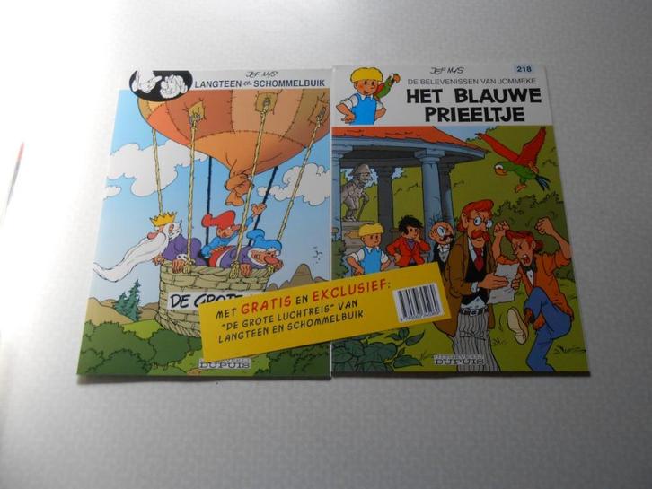Jommeke 218 Het blauwe prieeltje 2002 1 ste druk. Met bijlag, Boeken, Stripverhalen, Nieuw, Eén stripboek, Ophalen of Verzenden