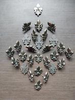 Fleur de Lys stoffeernagels in messing, Ophalen