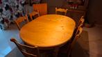 grenen tafel met 6 stoelen, Ophalen, Gebruikt