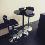 Moderne barset – stijlvolle bartafel met 2 krukken, Huis en Inrichting, Ophalen, Zo goed als nieuw, Inclusief barstoelen