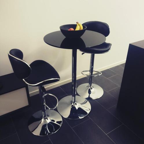 Moderne barset – stijlvolle bartafel met 2 krukken, Huis en Inrichting, Barren, Zo goed als nieuw, Inclusief barstoelen, Ophalen
