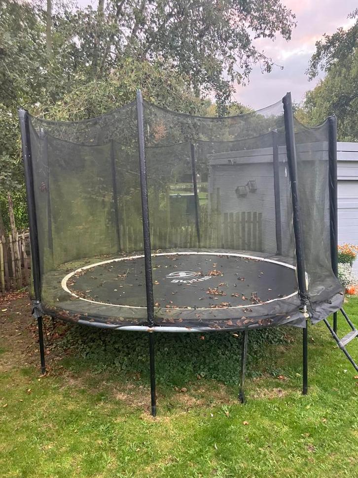 Trampoline, Kinderen en Baby's, Speelgoed | Buiten | Trampolines, Gebruikt, Ophalen