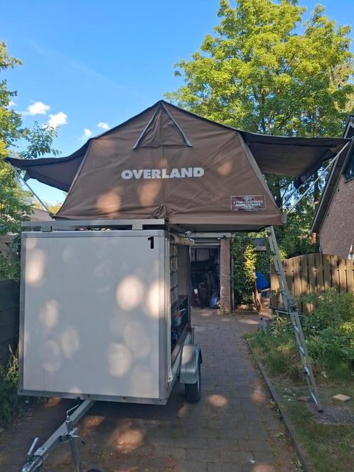 Daktent op aanhanger, Caravans en Kamperen, Tenten, Zo goed als nieuw, Ophalen
