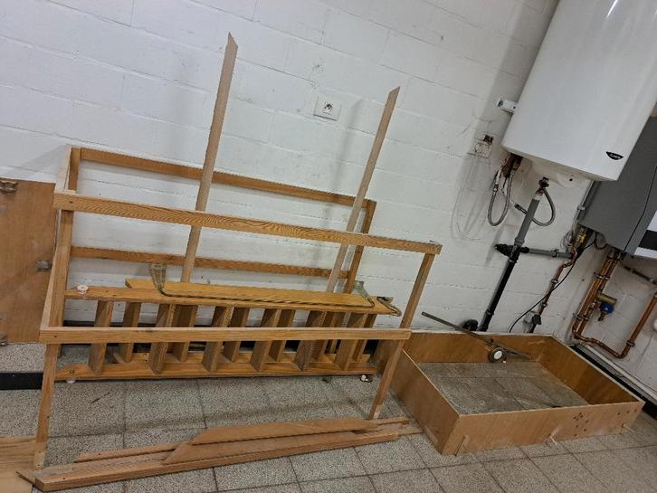 Escalier mansardé 135 x 65 cm, Bricolage & Construction, Échelles & Escaliers, Comme neuf, Escalier, 2 à 4 mètres, Pliable ou rétractable/escamotable