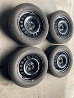 Winterbanden op stalen velg, Auto-onderdelen, Banden en Velgen, Ophalen, Gebruikt, 16 inch, Banden en Velgen