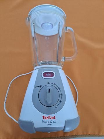 A vendre mixeur TEFAL 600W, 1 à 2 litres, Enlèvement, Comme neuf, 3 vitesses ou plus