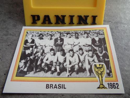 PANINI VOETBAL STICKER WORLD CUP STORY  TEAM BRAZIL PELE   W, Hobby en Vrije tijd, Stickers en Plaatjes, Sticker, Ophalen of Verzenden