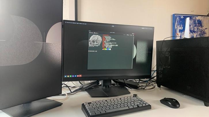 Full gaming setup, Computers en Software, Desktop Pc's, Gebruikt, 2 tot 3 Ghz, SSD, 32 GB, Met videokaart, Met monitor, Gaming