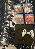 PS4 Slim  + controller + 4 games, Games en Spelcomputers, Ophalen of Verzenden, Gebruikt