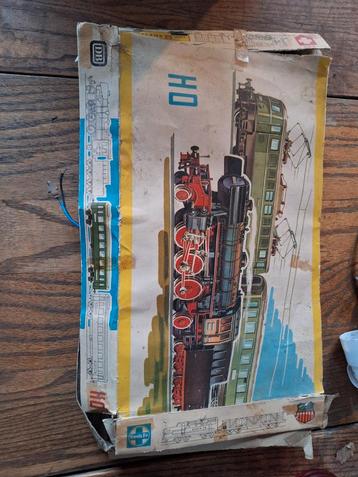 Train miniature dans une ancienne boîte d'origine, Hobby & Loisirs créatifs, Trains miniatures | HO, Enlèvement ou Envoi, Utilisé