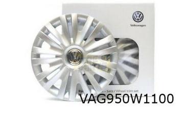 Volkswagen Wieldeksel set 15 inch (4x) (YTI zilver) Originee beschikbaar voor biedingen
