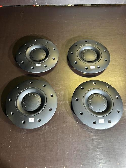 4 originele VW Caddy Transporter 5/112 wieldoppen, Auto diversen, Wieldoppen, Zo goed als nieuw, Ophalen of Verzenden