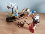 Playmobil  Vintage Set indianen met paard en kano enz..., Comme neuf, Enlèvement, Playmobil en vrac