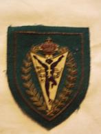 Belgische 2 cyclisten Patch, Ophalen of Verzenden, Landmacht, Embleem of Badge