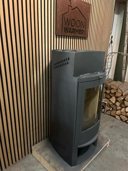 25076 Houtkachel Haas 6kw, Huis en Inrichting, Kachels, Gebruikt, Vrijstaand, Houtkachel, Hout, Ophalen