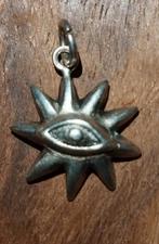 PENDENTIF CREUX EN ARGENT MASSIF Oeil d Horus, Ophalen of Verzenden, Zo goed als nieuw, Zilver, Zilver