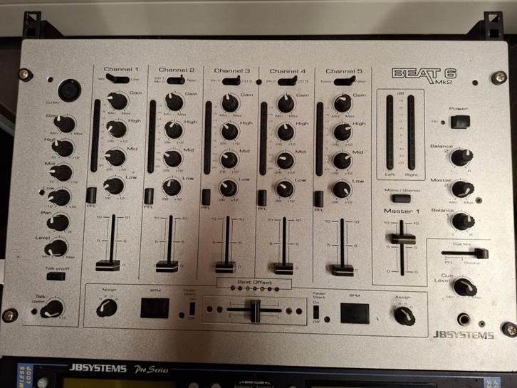 Mengpaneel Beat 6 JB Systems, Audio, Tv en Foto, Versterkers en Ontvangers, Gebruikt, Overige systemen, Minder dan 60 watt, Overige merken