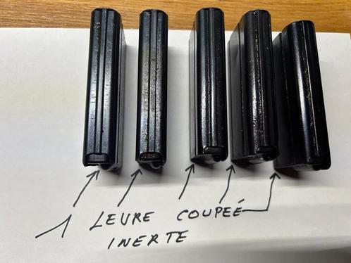 WWII - 5 chargeurs carabines M1 - NEUTRALISES, Verzamelen, Militaria | Tweede Wereldoorlog, Overige soorten, Overige typen, Verzenden
