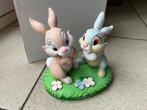 Pan Pan & Miss Bunny beeld ( disneyland Parijs ) bambi, Verzamelen, Disney, Ophalen of Verzenden, Bambi of Dumbo, Nieuw, Beeldje of Figuurtje