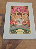 Disneyland affiche The Gibson Girl main street, Ophalen of Verzenden, Overige figuren, Zo goed als nieuw, Plaatje of Poster
