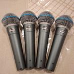 Lot de 4 micro Shure beta 58A, Musique & Instruments, Microphones, Enlèvement ou Envoi, Neuf