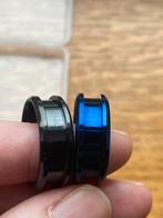 Groef ringen, 18 tot 19, Zwart, Nieuw, Ophalen of Verzenden