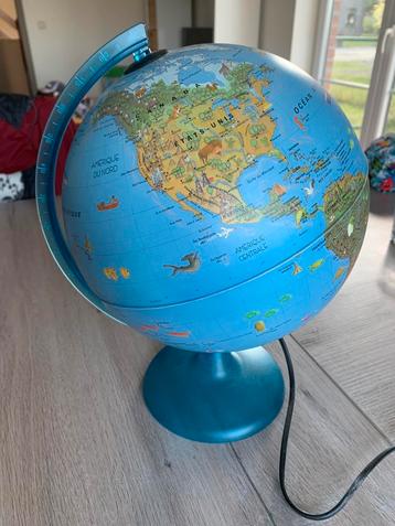 Globe terrestre lumineux pour enfant, Enlèvement, Lumineux, Comme neuf