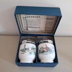 Vintage Coffret Royal Anglais Coquetiers Oeufs Porcelaine, Enlèvement ou Envoi