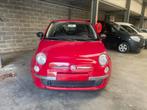 Fiat 500 Benzine 149000KM!!!, Auto's, Stof, Zwart, 3 deurs, Rood