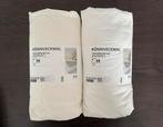 Lot de 2 Ikea RÖNNVECKMAL Drap housse, blanc, 160x200 cm, Enlèvement, Neuf, Blanc