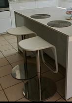 Lot de 2 tabourets de bar modernes, très bon état., 2 krukken, Ophalen, Zo goed als nieuw