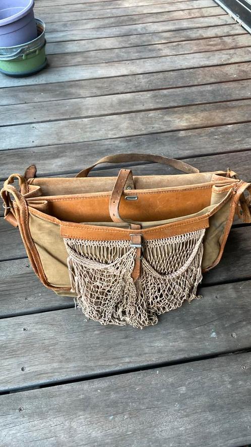 Jachttas jagerstas wildtas  rustiek leder, Motoren, Accessoires | Koffers en Tassen, Gebruikt, Ophalen