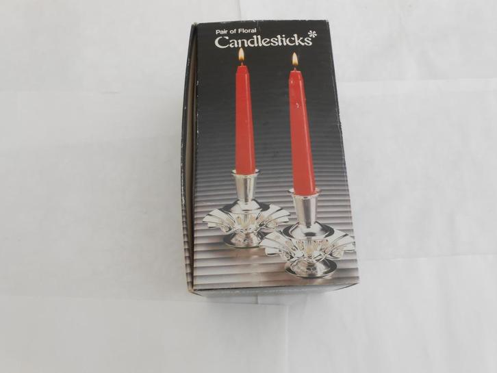 Bougeoirs, Huis en Inrichting, Woonaccessoires | Kandelaars en Kaarsen, Nieuw, Minder dan 25 cm, Wit, Ophalen