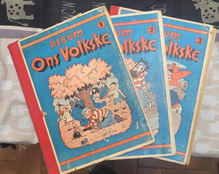 Ons Volkske 1,2 en 3 suske en wiske 1951, Boeken, Stripverhalen, Gelezen, Ophalen of Verzenden