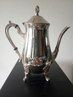 Verzilverde messing theepot in Engelse Art Deco-stijl, dater, Ophalen of Verzenden