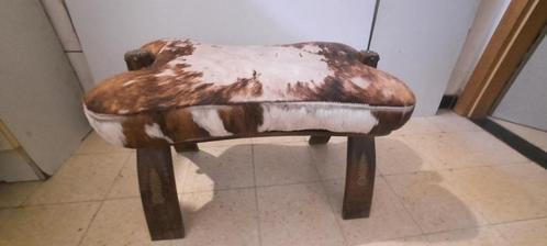 kamelen zadel  Hout, Leder, Messing, Verzamelen, Beelden en Beeldjes, Ophalen of Verzenden
