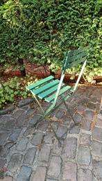 oud bistro stoeltje, Tuin en Terras, Ophalen, Gebruikt, Inklapbaar