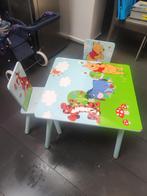 Tafeltje met 2 stoelen Disney, Kinderen en Baby's, Ophalen, Gebruikt, Tafel(s) en Stoel(en)